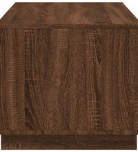 Couchtisch Braun Eichen-Optik 102x50x44 cm Holzwerkstoff