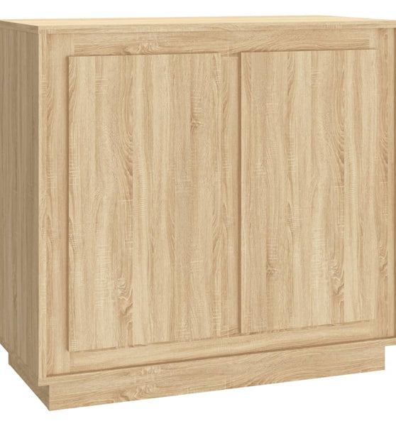 Sideboard Sonoma-Eiche 80x34x75 cm Holzwerkstoff