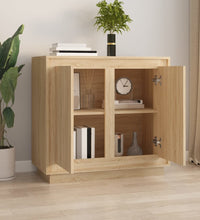 Sideboard Sonoma-Eiche 80x34x75 cm Holzwerkstoff