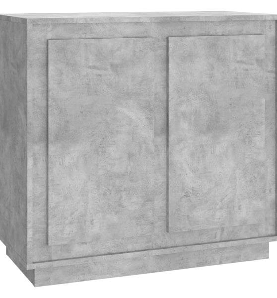 Sideboard Betongrau 80x34x75 cm Holzwerkstoff