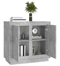 Sideboard Betongrau 80x34x75 cm Holzwerkstoff