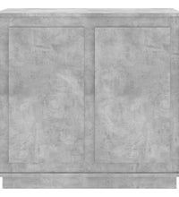 Sideboard Betongrau 80x34x75 cm Holzwerkstoff