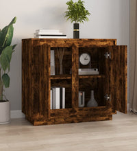 Sideboard Räuchereiche 80x34x75 cm Holzwerkstoff