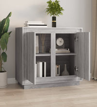 Sideboard Grau Sonoma 80x34x75 cm Holzwerkstoff