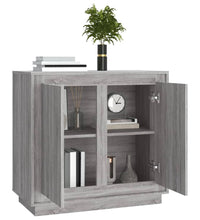 Sideboard Grau Sonoma 80x34x75 cm Holzwerkstoff