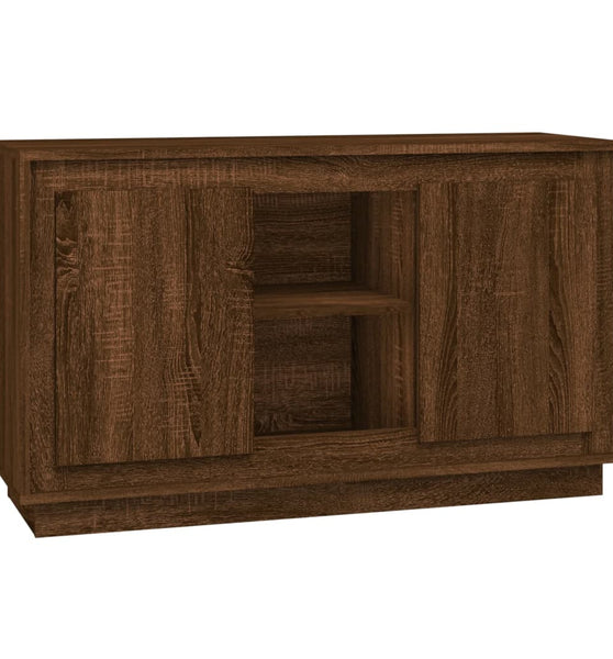 Sideboard Braun Eichen-Optik 102x35x60 cm Holzwerkstoff