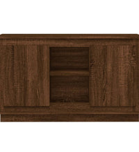 Sideboard Braun Eichen-Optik 102x35x60 cm Holzwerkstoff