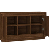 Sideboard Braun Eichen-Optik 102x35x60 cm Holzwerkstoff
