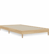 Bettgestell ohne Matratze Sonoma-Eiche 100x200 cm Holzwerkstoff
