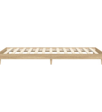 Bettgestell ohne Matratze Sonoma-Eiche 100x200 cm Holzwerkstoff