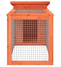 Kaninchenstall Braun 100,5x54x55 cm Massivholz Kiefer