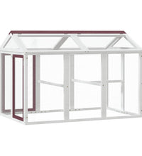 Freilaufgehege Mokka 141x94x104 cm Massivholz Kiefer