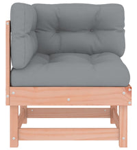 Ecksofa mit Kissen Massivholz Douglasie
