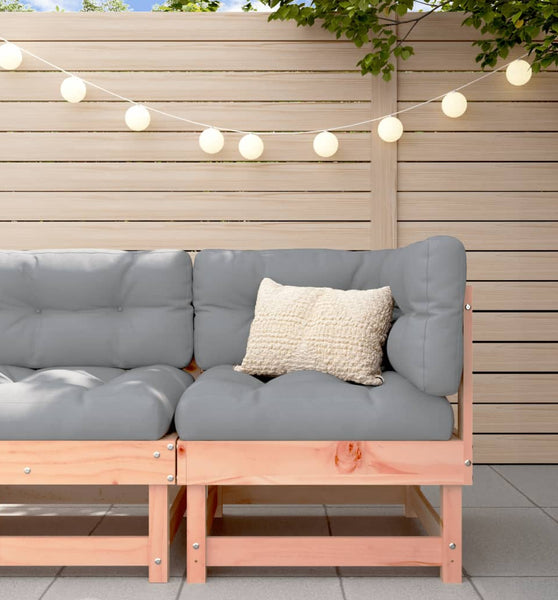 Ecksofa mit Kissen Massivholz Douglasie