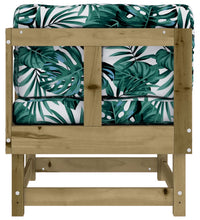 Ecksofa mit Kissen Kiefernholz Imprägniert