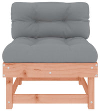 Mittelsofa mit Kissen Massivholz Douglasie