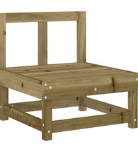 Mittelsofa mit Kissen Kiefernholz Imprägniert