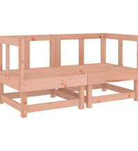 Ecksofas mit Kissen 2 Stk. Massivholz Douglasie