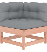 Ecksofas mit Kissen 2 Stk. Massivholz Douglasie