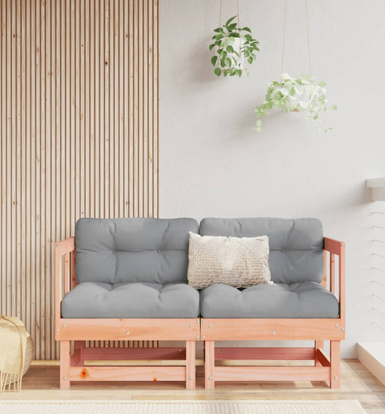 Ecksofas mit Kissen 2 Stk. Massivholz Douglasie