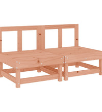 Mittelsofas mit Kissen 2 Stk. Massivholz Douglasie