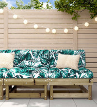 Mittelsofas mit Kissen 2 Stk. Kiefernholz Imprägniert