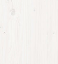 Ecksofa mit Kissen Weiß Massivholz Kiefer