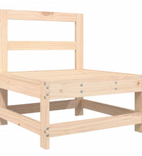 Mittelsofa mit Kissen Massivholz Kiefer