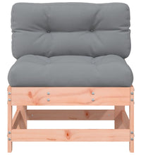 Mittelsofa mit Kissen Massivholz Douglasie