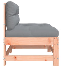 Mittelsofa mit Kissen Massivholz Douglasie