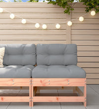 Mittelsofa mit Kissen Massivholz Douglasie