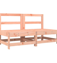 Mittelsofas mit Kissen 2 Stk. Massivholz Douglasie