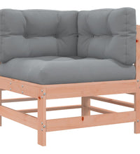 Ecksofa mit Kissen Massivholz Douglasie