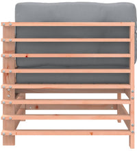 Ecksofa mit Kissen Massivholz Douglasie