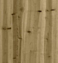 Ecksofa mit Kissen Kiefernholz Imprägniert