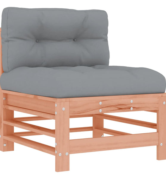 Mittelsofa mit Kissen Massivholz Douglasie