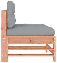 Mittelsofa mit Kissen Massivholz Douglasie