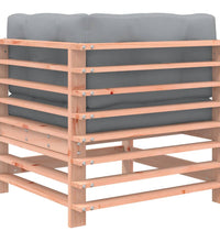 Ecksofas mit Kissen 2 Stk. Massivholz Douglasie