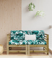 Ecksofas mit Kissen 2 Stk. Kiefernholz Imprägniert