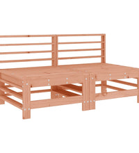 Mittelsofas mit Kissen 2 Stk. Massivholz Douglasie