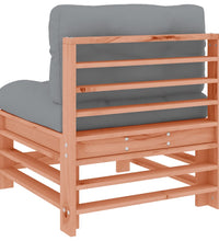 Mittelsofas mit Kissen 2 Stk. Massivholz Douglasie