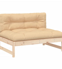 Mittelsofa 120x80 cm Massivholz Kiefer
