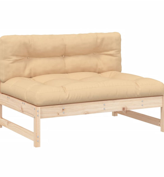 Mittelsofa 120x80 cm Massivholz Kiefer