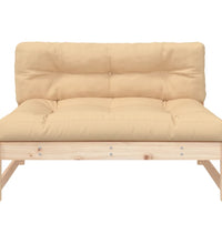 Mittelsofa 120x80 cm Massivholz Kiefer