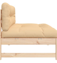 Mittelsofa 120x80 cm Massivholz Kiefer