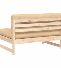 Mittelsofa 120x80 cm Massivholz Kiefer