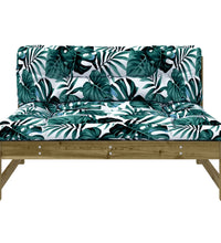 Mittelsofa 120x80 cm Kiefernholz Imprägniert