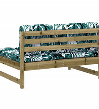 Mittelsofa 120x80 cm Kiefernholz Imprägniert