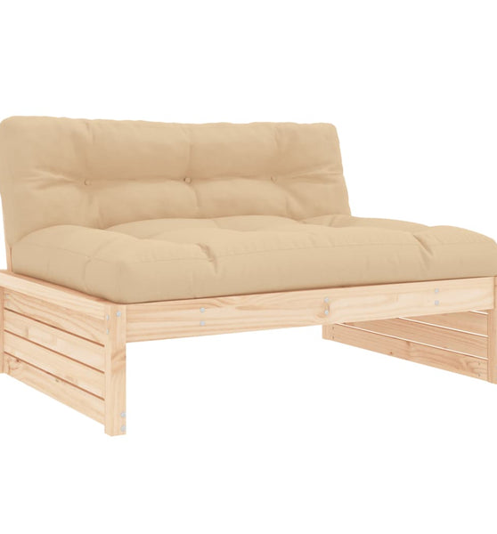 Mittelsofa 120x80 cm Massivholz Kiefer