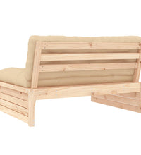 Mittelsofa 120x80 cm Massivholz Kiefer